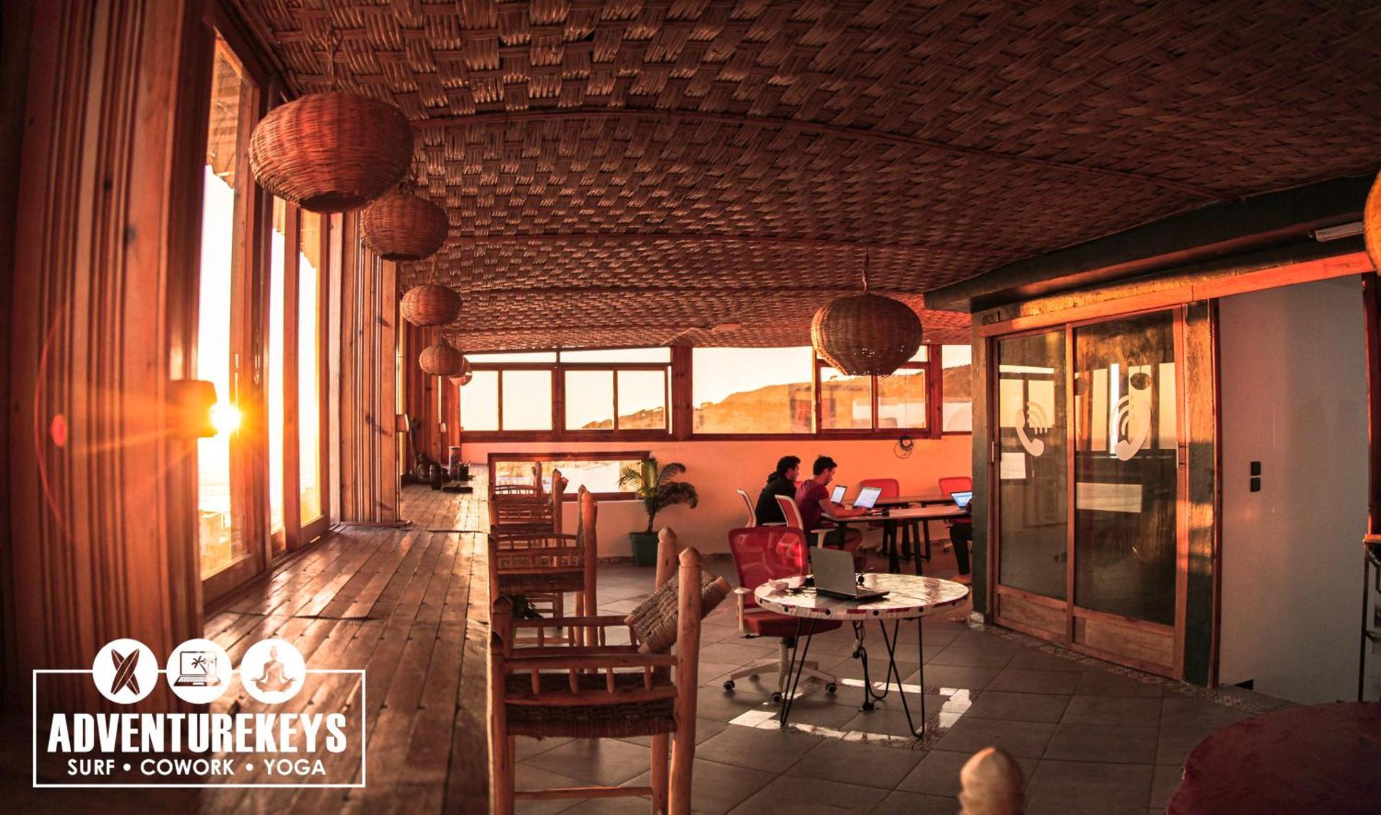 Adventurekeys Surf Yoga Cowork Bed and Breakfast Taghazout Buitenkant foto