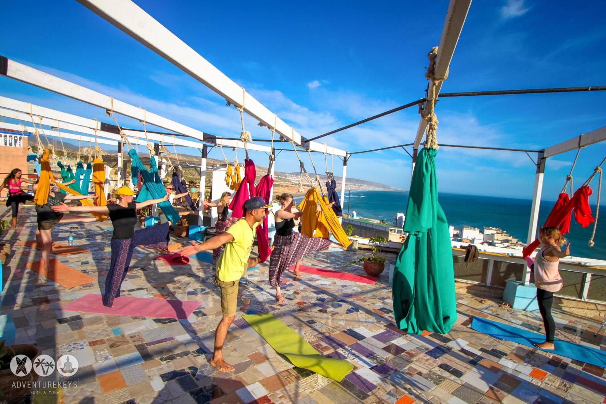 Adventurekeys Surf Yoga Cowork Bed and Breakfast Taghazout Buitenkant foto